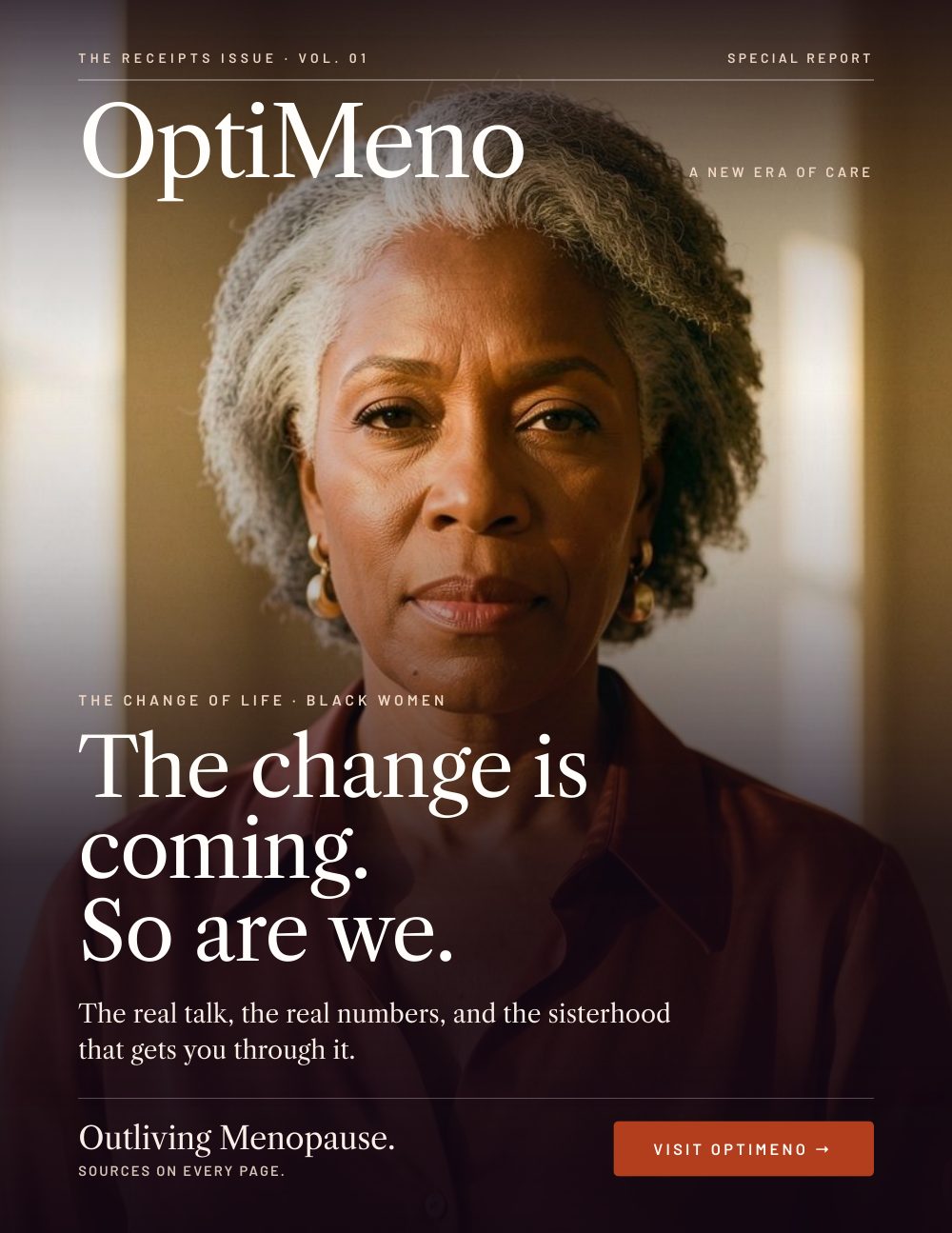 The Receipts Issue, Vol. 01. The change is coming. So are we.
